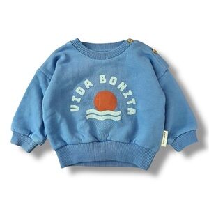 piupiuchick | Baby “Vida Bonita” Sweatshirt (3 mos) 💙